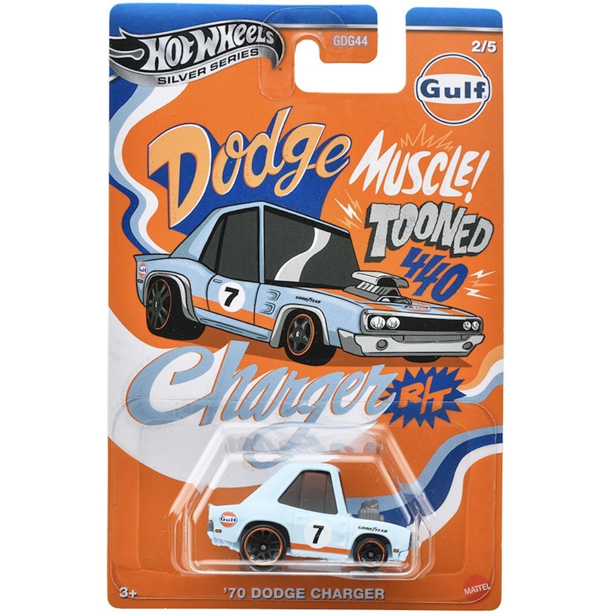 2025 HOT WHEELS Tooned 2 of 5 70 Dodge Charger JCB63